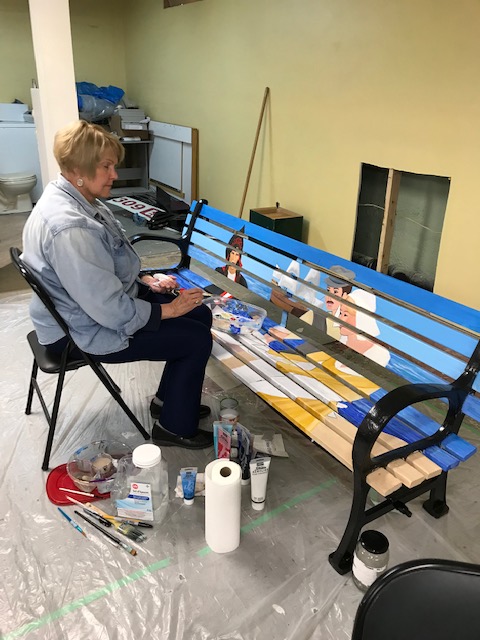Painted City Benches